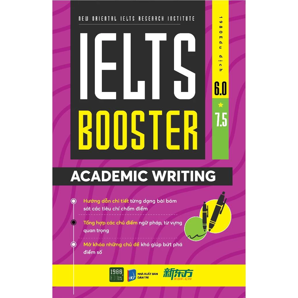 Sách Ielts Booster Academic Writing - 1980Books - Bản Quyền