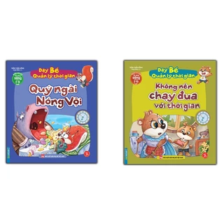 Sách - Combo 2c - Rèn luyện kỹ năng sống cho trẻ (2-10 tuổi) - Qúy ngài nóng vội & Không nên chạy đua với thời gian