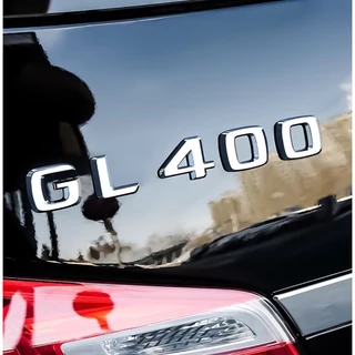 BENZ car GL550 GL500 GL450 GL63 GL350 AMG rear logo silver letter logo