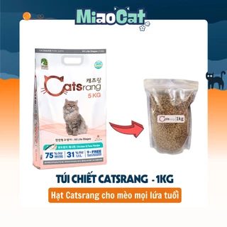 [1kg] Hạt CATSRANG Thức Ăn Cho Mèo Mọi Lứa Tuổi MiaoCat