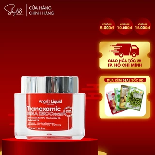 Kem Dưỡng Giảm Thâm Nám Chuyên Biệt Angel's Liquid Tranexamic Mela Zero Cream 50ml - (Đỏ Mới)