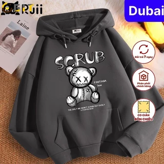 [ HÀNG ĐẸP ] ÁO KHOÁC HOODIE NAM NỮ GẤU SCRUB CHẤT NỈ DÀY PHOM FORM RỘNG CHỐNG NẮNG, NÓNG ĐÔNG HÈ PHONG CÁCH HOT TREND-