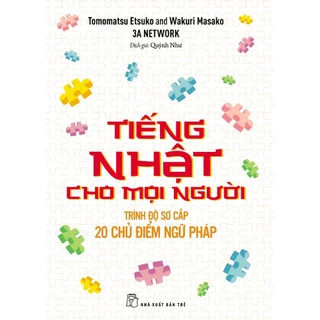 Sách-Tiếng Nhật Cho Mọi Người - 20 Chủ Điểm Ngữ Pháp Trình Độ Sơ Cấp (NXB Trẻ)