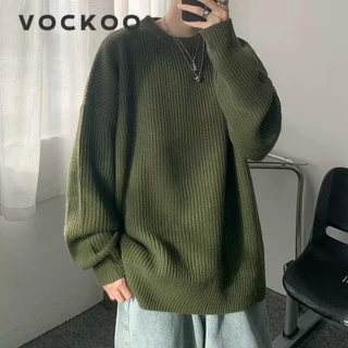 Dunst Shop Áo Len áo sweater nam áo len nan Tay Dài Áo len đơn sắc cổ điển 2023 NEW MMY23A0LRS 46Z231115