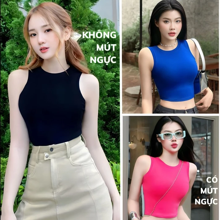 Áo ba lỗ nữ croptop , áo sát nách tanktop nữ ôm body sexy