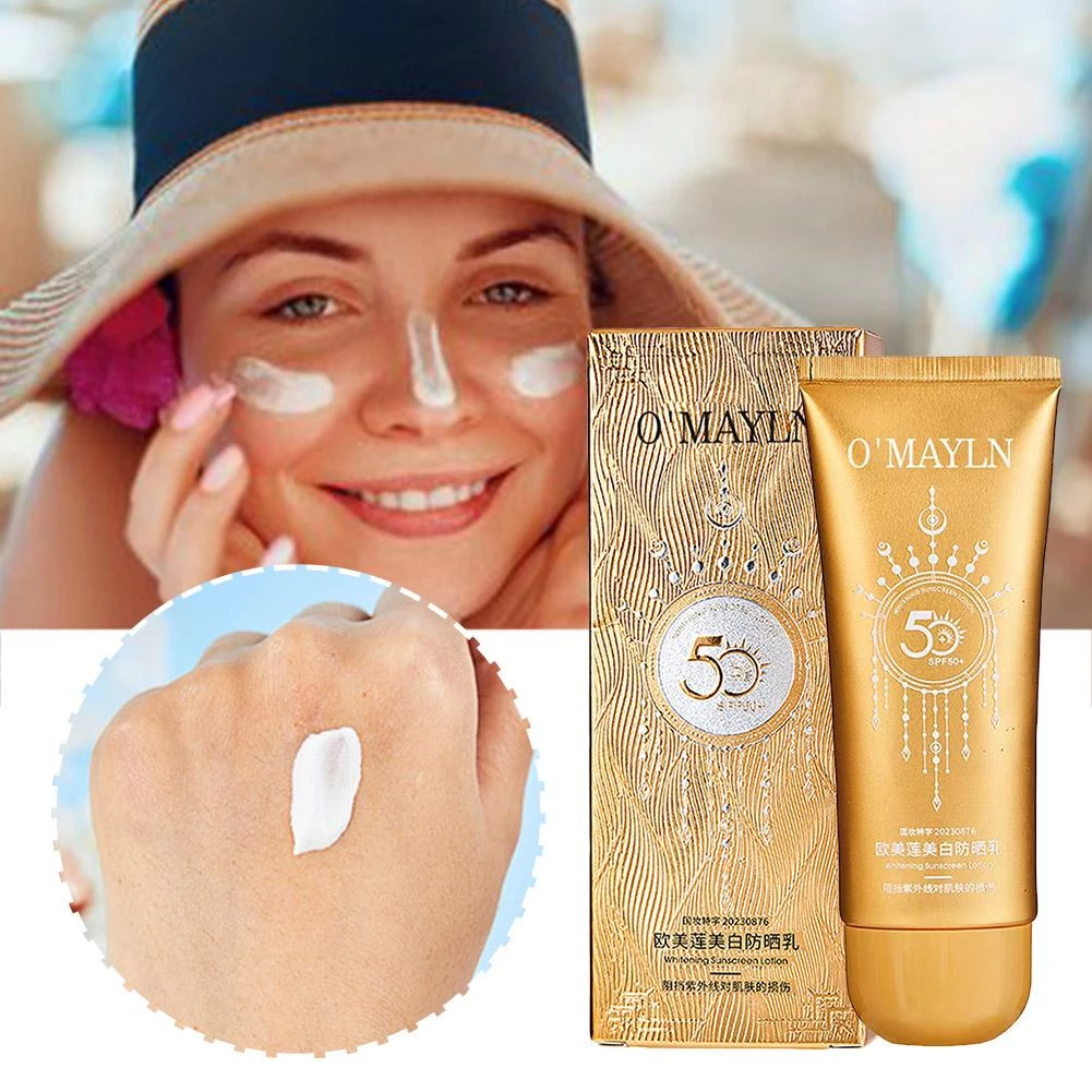 Kem Chống Nắng spf50 + Giúp Dưỡng Ẩm Và Làm Trắng Da Hiệu Quả