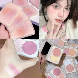 Phấn Má Hồng SWEET MINT Hai Màu Mềm Mịn Dual-color Combination Blush Bền Màu Tự Nhiên