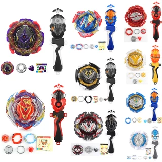 Bộ Con Quay Đồ Chơi Beyblade Burst B-206 B-201 Zest Achilles B-193 Ultimate Valkyrie Bằng Kim Loại Kèm Tay Cầm 184 Cái Cho Trẻ Em