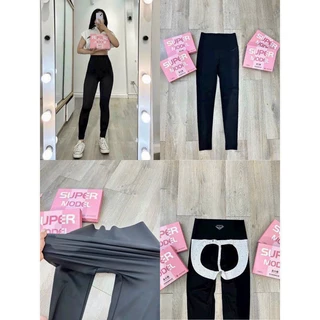 Quần legging 6D super hộp hồng cho nữ