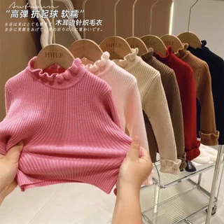 Áo sweater Thu Đông Phong Cách Thời Trang Hàn Quốc Mới Cho Bé Gái