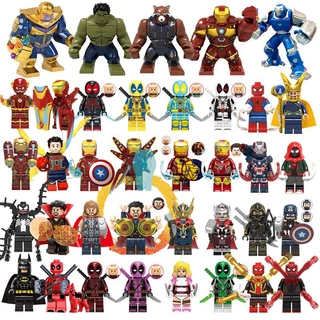 Spot Goods Sent in Seconds# Compatible with Lego Avengers 4 Infinite War Annihilator Doll Iron Man Spider-Man Little Doll Building Blocks 1.3lyl