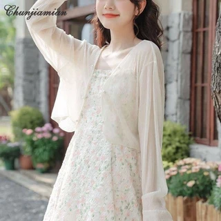 Áo Khoác Chống Nắng Chất Liệu chiffon Mỏng Thời Trang Mùa Hè Cho Nữ