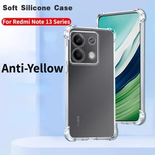 Ốp Điện Thoại Silicon Trong Suốt Chống Sốc Bảo Vệ Camera Cho Xiaomi Redmi Note 13 4G Note13 Pro 4G Pro + Plus 5G 2024