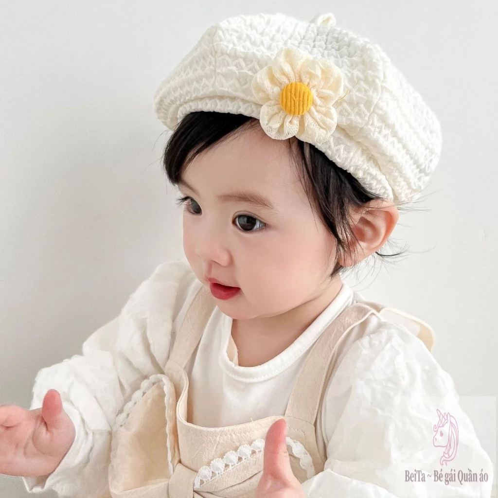 [Hàng Mới Về] Mũ Beret Siêu Dễ Thương Cho Bé Gái