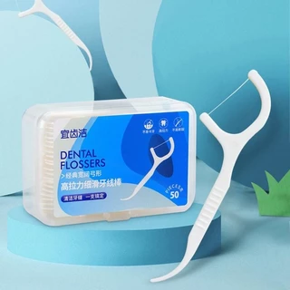 Tăm chỉ nha khoa Dental Flossers quà tặng 50 cái