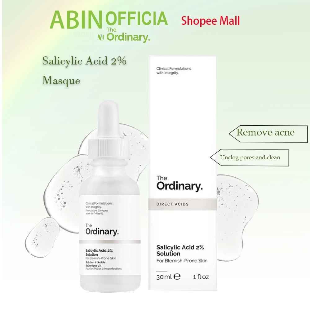 [𝓞𝓻𝓭𝓲𝓷𝓪𝓻𝔂] Serum The Ordinary Salicylic Acid 2% Solution- Tinh chất tẩy da chết, giảm mụn 30ml