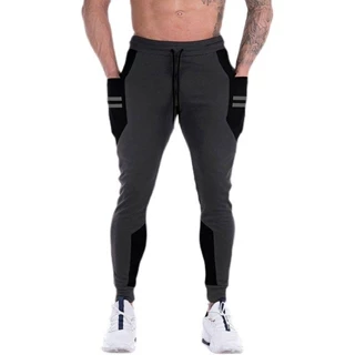 2023 New Sports Pants Men's Quick-Drying Trousers Muscle Fitness Pants Running Training Squat Slim Fit Skinny Pants KWk9