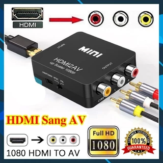 [HDMI to AV] Bộ chuyển đổi Video HDMI sang AV 1080p Công cụ chuyển đổi tổng hợp Tương thích HDMI với RCA CVSB L / R PKCN