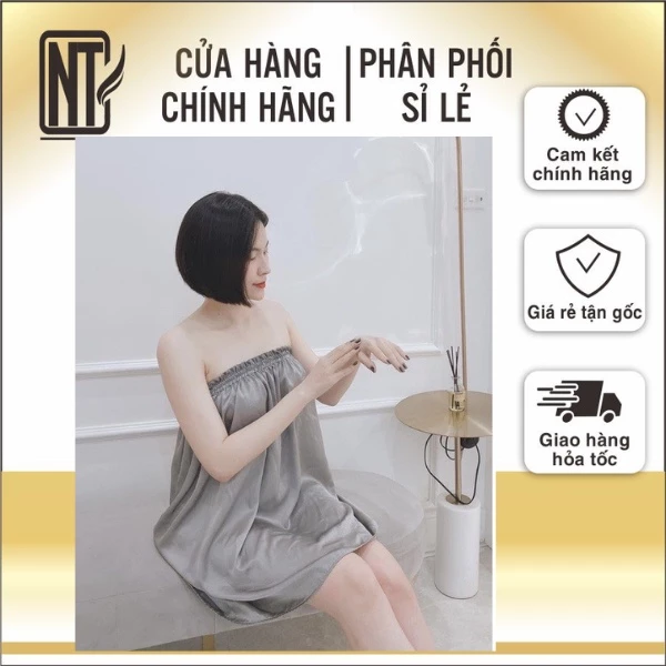 Váy quây spa chất đẹp, thoáng mát NTC