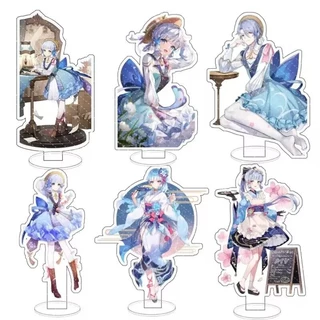 Mô hình Standee Game Anime Genshin Impact Kamisato Ayaka Kamisato Ayatoi Phụ kiện trang trí để bàn góc học tập