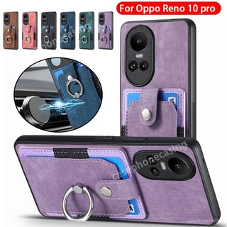 Bao Da Điện Thoại Dạng Ví Có Ngăn Đựng Thẻ Và Giá Đỡ Cho oppo reno10 pro reno 10 9 pro plus reno10 reno10pro + 5g 2023 Ốp