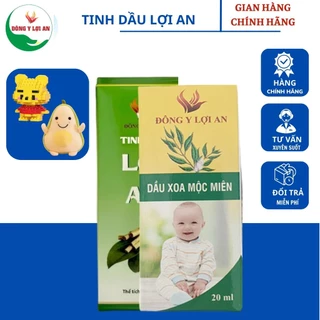 Tinh Dầu Lợi An Kết Hợp Bôi Ho Khò Khè Cho Bé Yêu 20ml COMBO