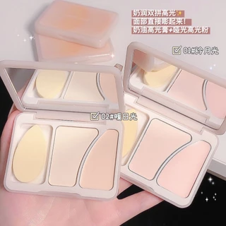 Sweet MINT High Disc Matte High Gloss Cream Concealer Concealer Dưỡng Ẩm Da Mặt Sáng Tự Nhiên Đôi Đĩa Cao