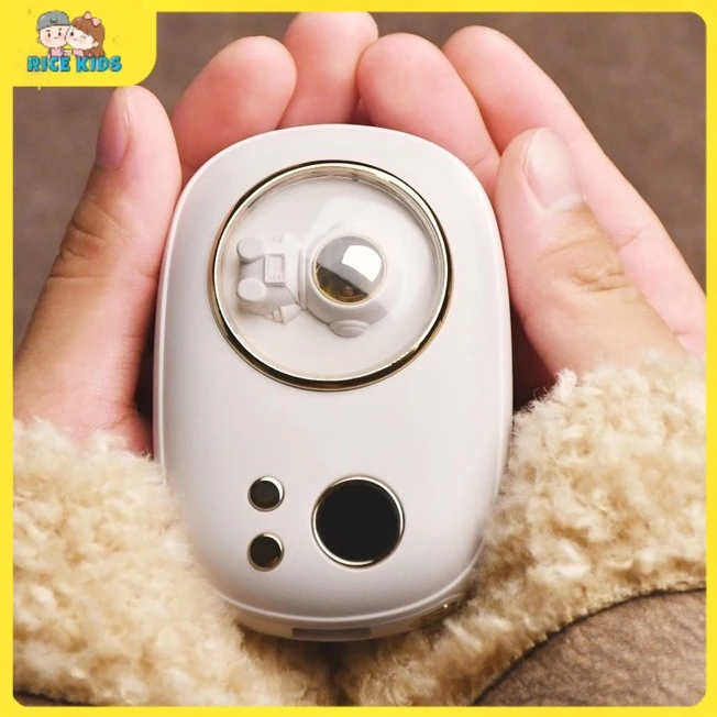 [RICE KIDS_Siêu thị cho bé ] Máy sưởi mini cầm tay 5200mAh túi sưởi ấm cắm điện chườm nóng bụng kinh cho chị em