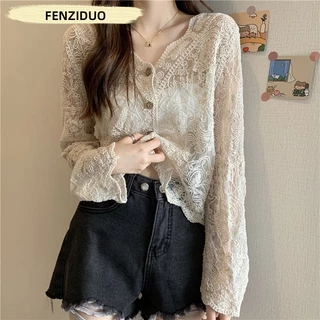 FENGZIDUO  cardigan Áo Len áo  cardigan áo khoác cardigan 2023 New Style Beautiful Trendy Thoải mái Thời trang A22K01F 36Z230909