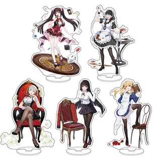 Mô hình Standee Japan Anime Kakegurui Jabami Yumeko Saotome Meari!!! Phụ kiện trang trí để bàn góc học tập