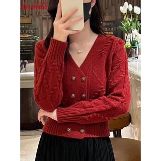 MAIFUWEI Áo Len áo khoác cardigan Thể thao Fashion Minimalist Cute WMY23B0QPF 47Z231120