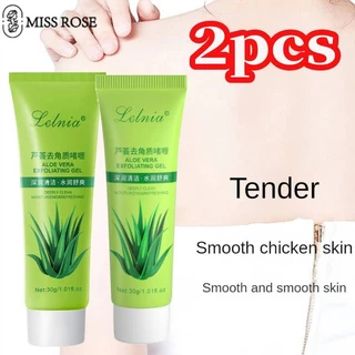 Miss Rose 2 Chiếc Lelnia Aloe Fruit Acid Peeling Gel Tẩy Tế Bào Chết Cho Da Mặt / Gel Tẩy Tế Bào Chết Trên Mặt Và Rửa Mặt Tẩy Tế Bào Chết