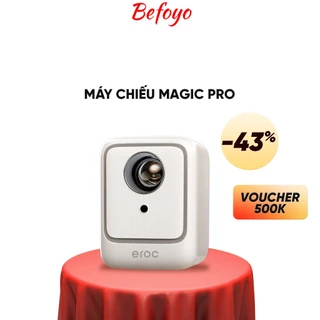 Máy chiếu mini Eroc MAGIC PRO Giải mã Full HD 2800 Lumens Android IOS Tương thích Netflix - Bảo hành 12 tháng