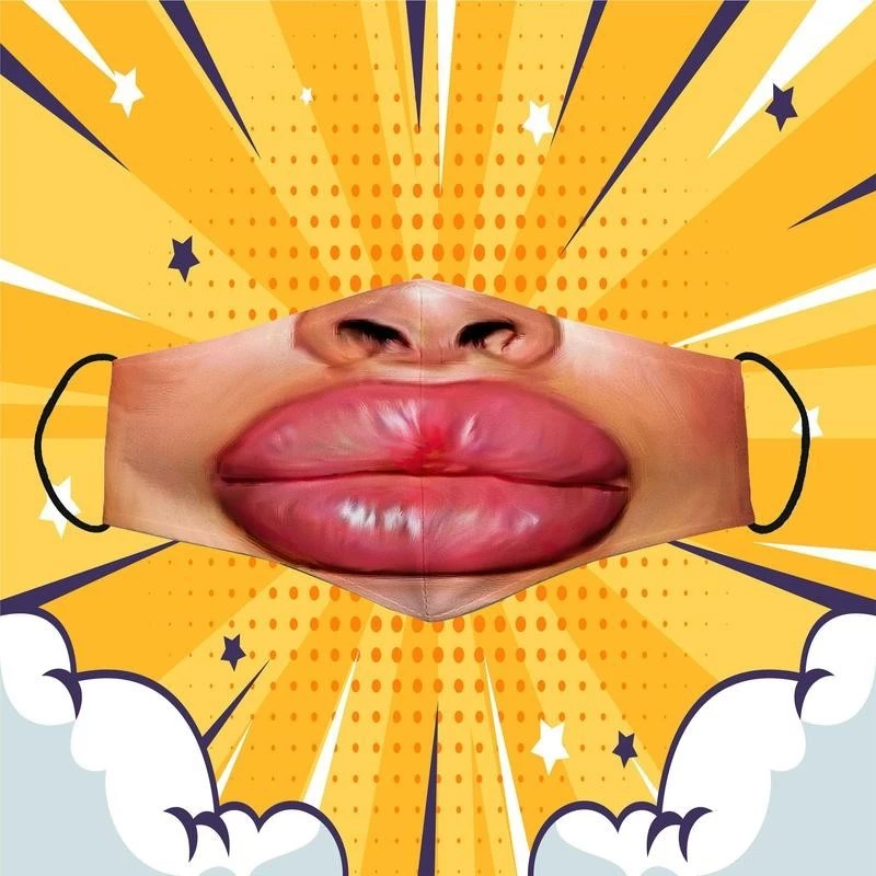 Khẩu Trang Đệ Nhất Mỹ Môi Bờ Môi Quyến Rũ Môi Dày Môi Mọng Hài Hước Dành Cho Cả Nam Và Nữ Phụ Kiện Accessories