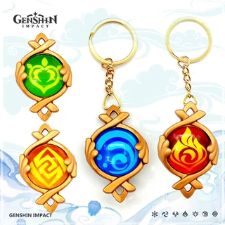 Mới Móc Khóa Có Tầm Nhìn Xagenshin Fontaine 'S eyekeychain vision Lnzuma wendi xiao xu mi 7 Yếu Tố Phản Quang