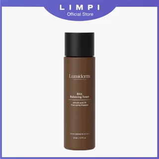 Nước Cân Bằng Làm Sạch Sâu Da, Giảm Mụn BHA 2% Lumiderm Balancing Toner 215ml