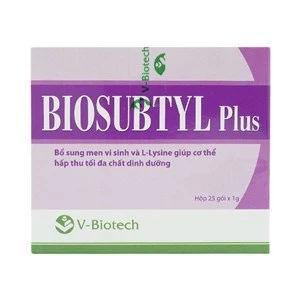 Men vi sinh Biosubtyl (hộp * 25 gói)