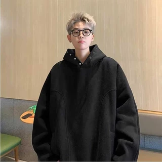 【M-3XL】Thời Trang áo hoodie nam nữ unisex vintage Simple áo hoodie dày dặn form rộng phong cách hàn quốc 100%cotton hoodie Sweater