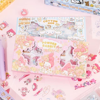 Sanrio Bộ Giấy Dán pvc Hình Hello Kitty Xinh Xắn