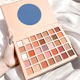 35 Màu Sáng Bóng Matte Eyeshadow Palette Bộ Trang Điểm Mắt Mỹ Phẩm Phấn Mắt Matte finish Long Lanh Sắc Tố Phấn Mắt Pallete Long Lanh Kim Cương Phấn Mắt Mặt Trang Điểm Bảng