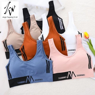 Lưng Đẹp Mỏng Hơn Nhìn Thể Thao Yoga Camisole Liền Mạch Áo Khoác Ngoài Mặc Áo Ngực Bé Gái Ngắn