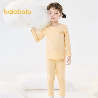 Bộ Đồ Ngủ Pijama Dài Trung Bình Giữ Nhiệt Mùa Đông Cho Bé Gái