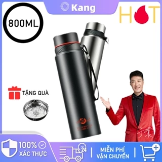 Bình giữ nhiệt cao cấp 800ml Thép không gỉ 304 Quà tặng cấp thương mại: Bộ lọc Bảo hành 12 tháng