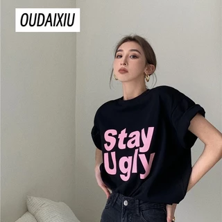 OUDAIXIU  áo phông áo thun nữ croptop baby tee Thời trang hàn quốc  High quality Beautiful fashion Độc đáo A99J7EB 36Z230909