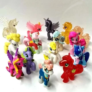 Búp Bê Ngựa Pony Trong Suốt Bằng Nhựa Dễ Thương