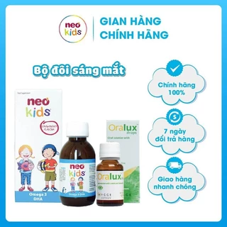 Vitamin thông minh sáng mắt cho bé - Dầu cá Neo Kids Omega 3 DHA - bổ mắt Oralux