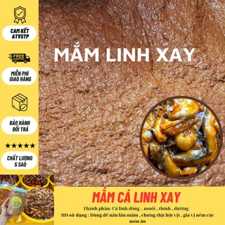 Mắm Cá Linh Xay Hũ 500g dùng để chưng thịt hột vịt