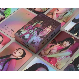 Bộ 50-55 BP Laser Holographic Lomo Cards JENNIE SOLO You and Me Album THE GIRLS World Tour BPTG Photocards JISOO LISA ROSE Bưu Thiếp