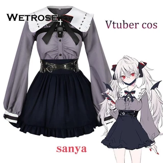 [Wetrose] Bộ Trang Phục Hóa Trang Nhân Vật NIJISANJI EN Virus vtuber Kuzuha Sanya Cosplay Costume Cos Cosplay Costume Cosplay Cosplay Costume Costume