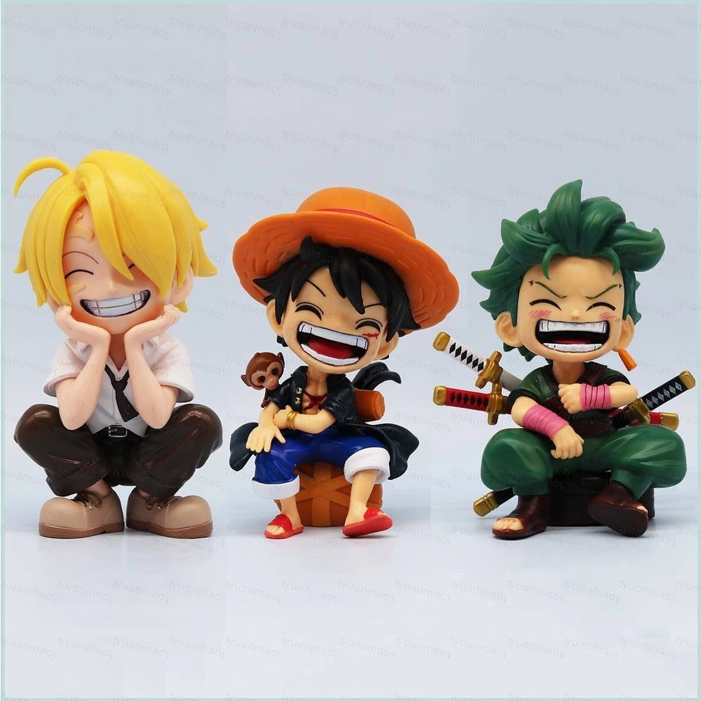 Đồ trang trí Nhân Vật Luffy Zoro Sanji Phim Hoạt Hình One Piece